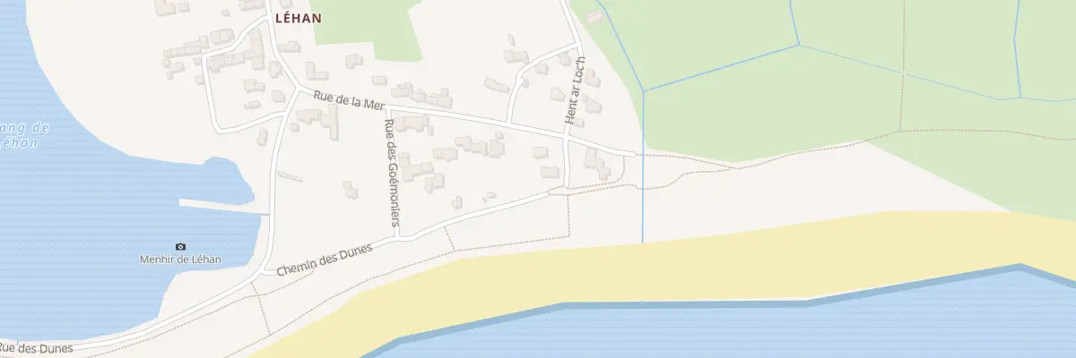 Plan du 3 Che des Dunes à Treffiagat