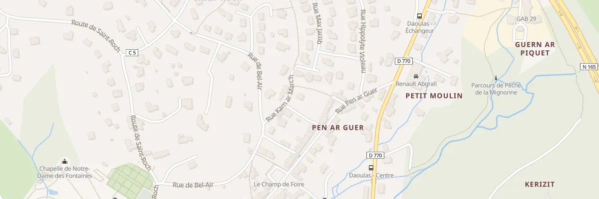 Plan du 1 Rue Karn Ar March à Daoulas