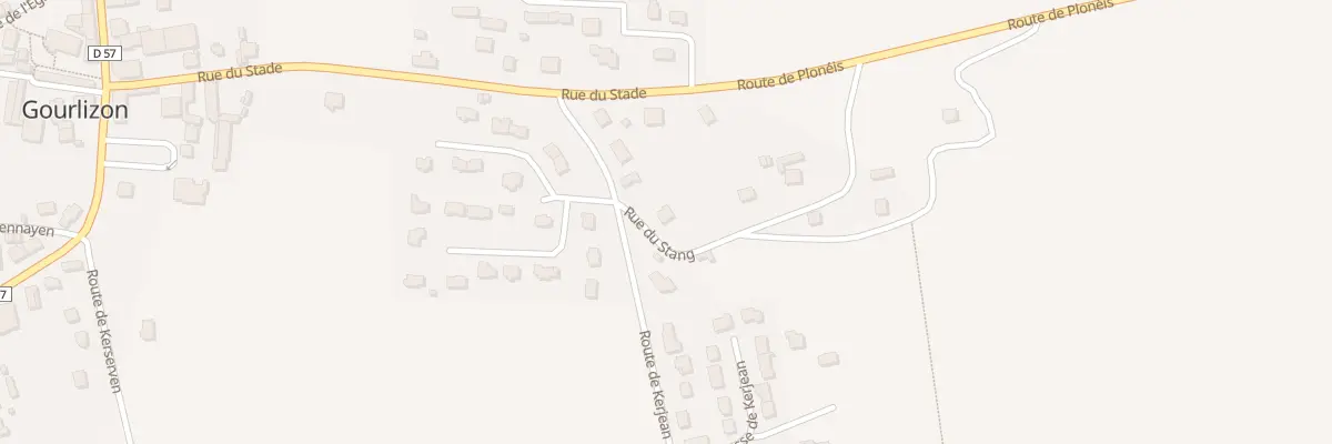 Plan du 5157 Rte du Stang à Gourlizon