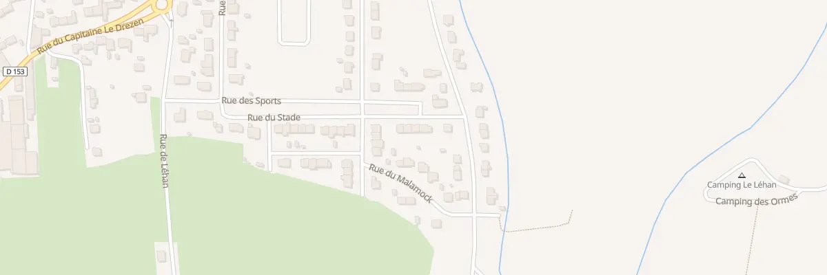 Plan du 28 Rue du Stade à Treffiagat