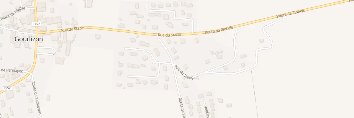 Plan du 8 Rte de Kerjean à Gourlizon