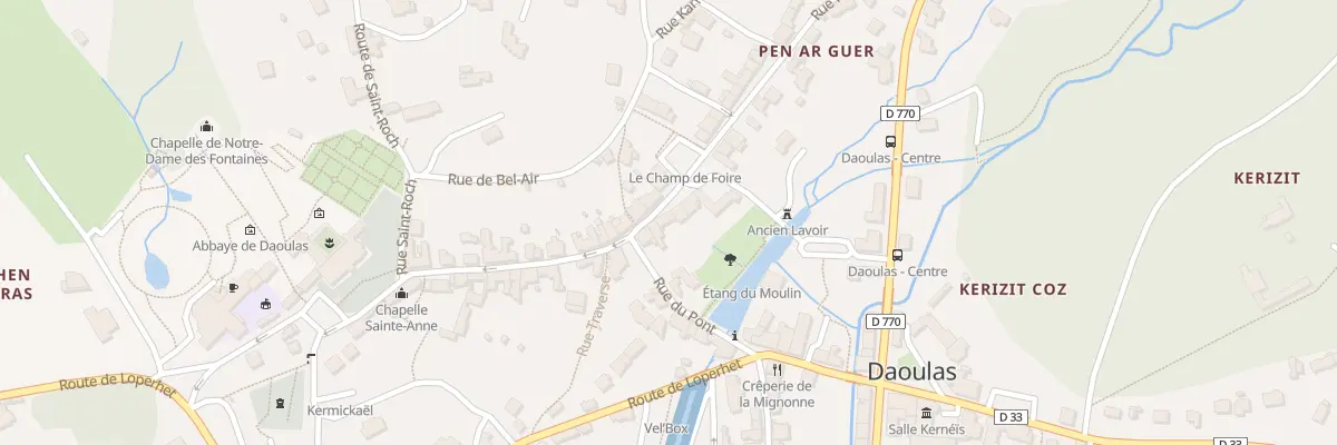 Plan du 5 Rue Pen ar Guer à Daoulas