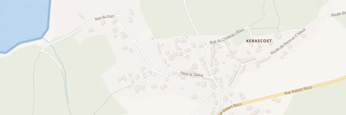 Plan du 214 Rue du Port à Hôpital-Camfrout