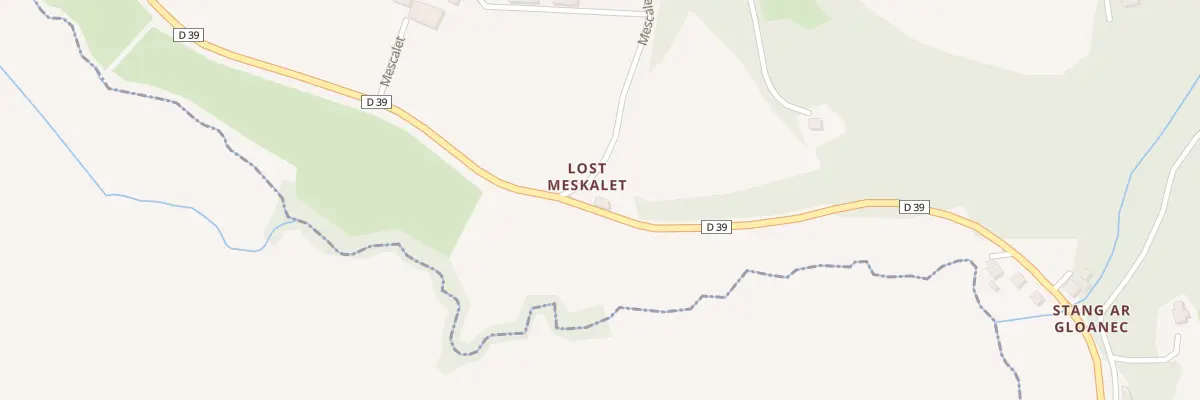 Plan du 140 Lostmescalet à Kerlaz