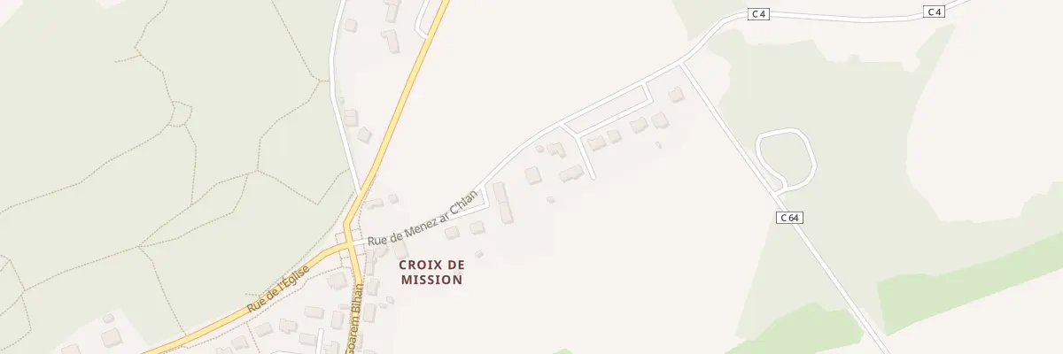 Plan du 10 Rue Menez Ar C’Hlan à Dirinon