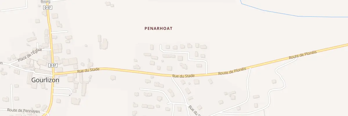 Plan du 5 Imp Pen Ar Hoat à Gourlizon