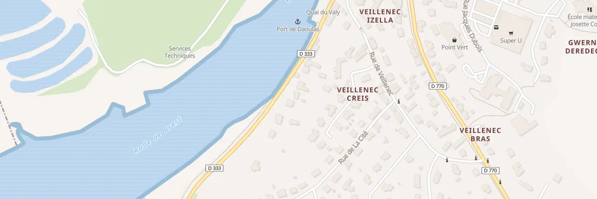 Plan du 16A Quai du Valy à Daoulas