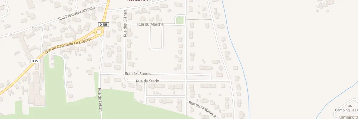 Plan du 9 Rue Doc Fleming à Treffiagat