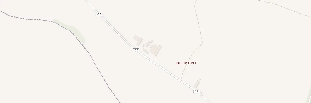 Plan du 2 Becmont à Trémaouézan