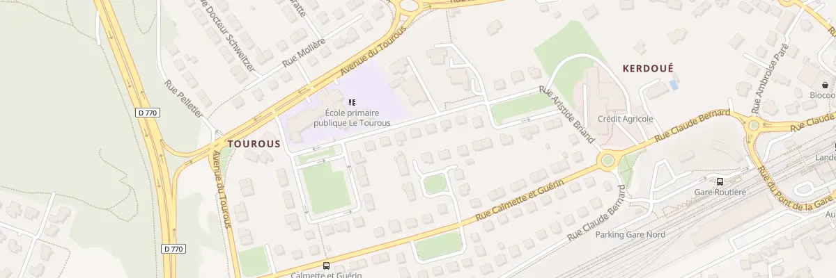 Plan du 27 Rue Aristide Briand à Landerneau