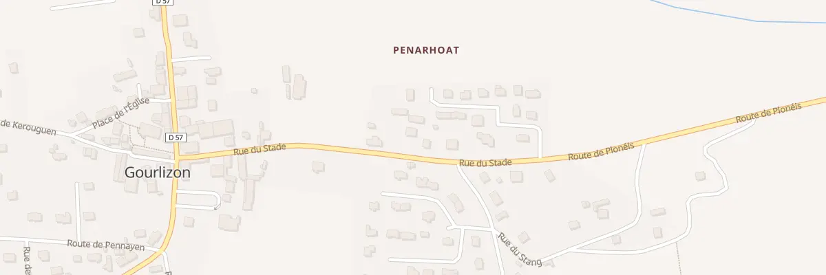 Plan du 20 Rue du Stade à Gourlizon