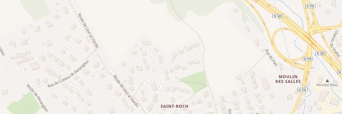 Plan du 22 Lot Saint Roch à Daoulas