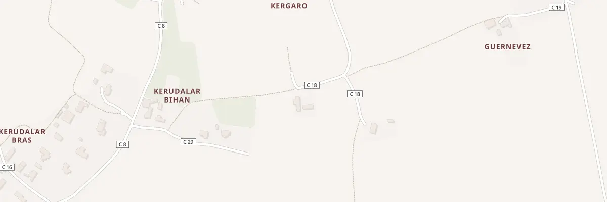 Plan du 3 Kergaro à Trémaouézan