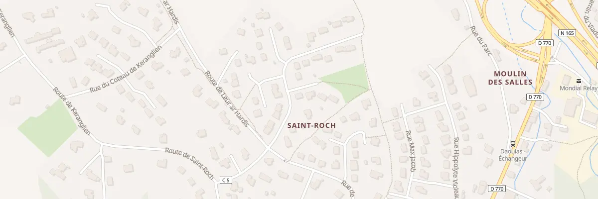 Plan du 36 Lot Saint Roch à Daoulas