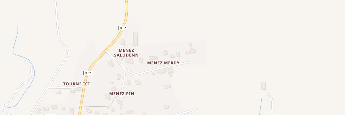 Plan du 71F Menez Merdy à Gourlizon