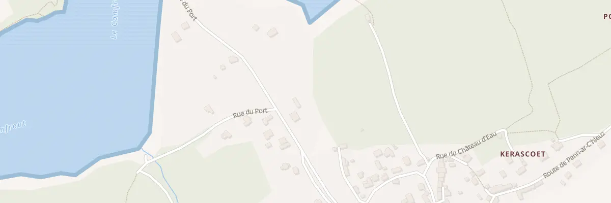 Plan du 438 Rue du Port à Hôpital-Camfrout
