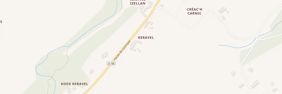 Plan du 4 Keravel à Plonéour-Lanvern