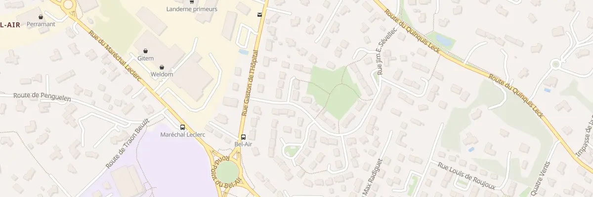 Plan du 300 Rue Jim Sevellec à Landerneau