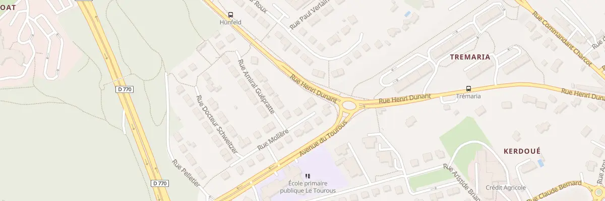 Plan du 4 Rue Molière à Landerneau