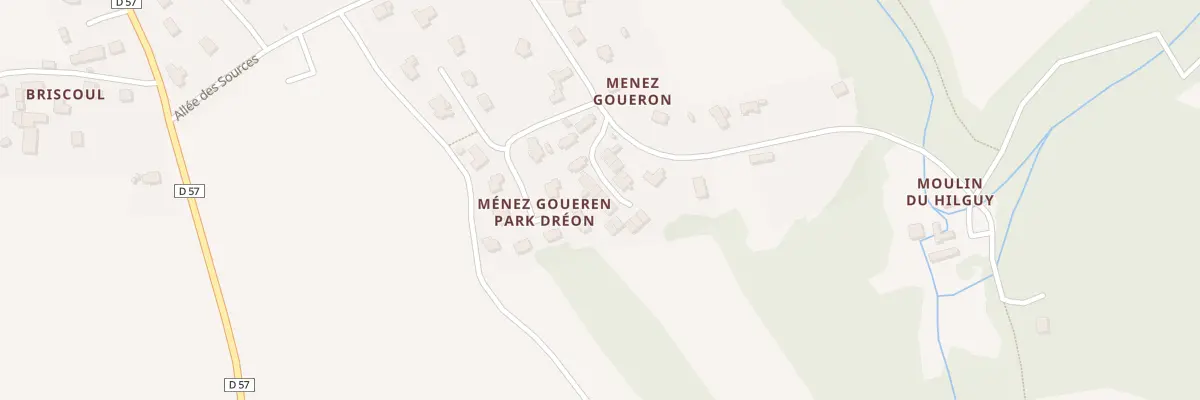 Plan du 13 Cité de Menez Goueron à Plogastel-Saint-Germain