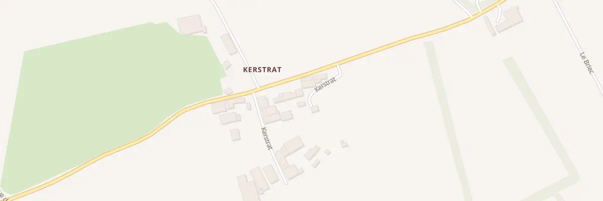 Plan du 86 Kerstrat à Kerlaz
