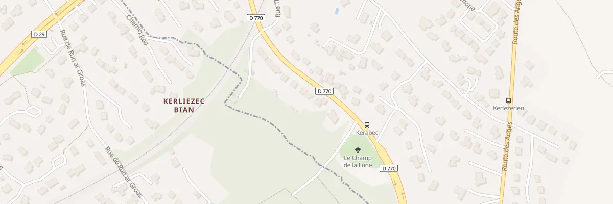 Plan du 158 Rte de Quimper à Landerneau