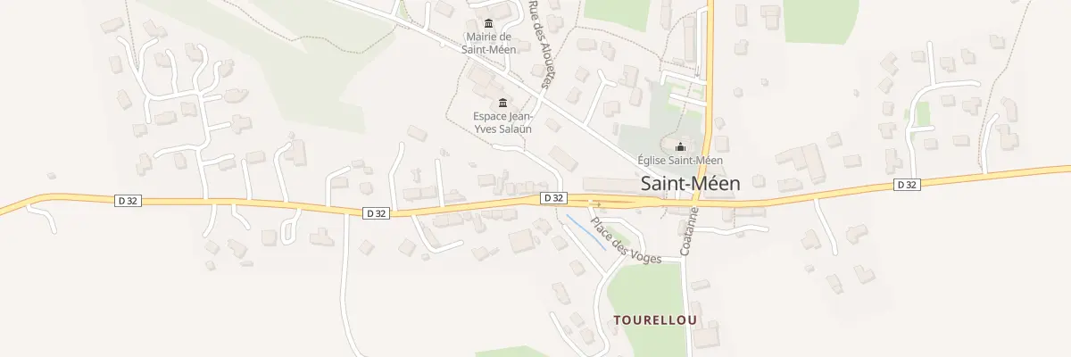 Plan du 6 Rue de Lesneven à Saint-Méen