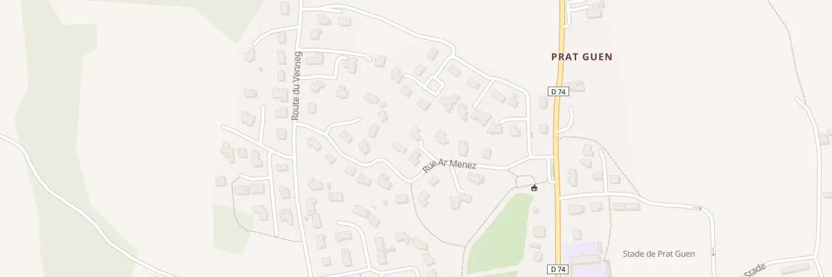 Plan du 17 Rue Ar Ménez à Saint-Méen
