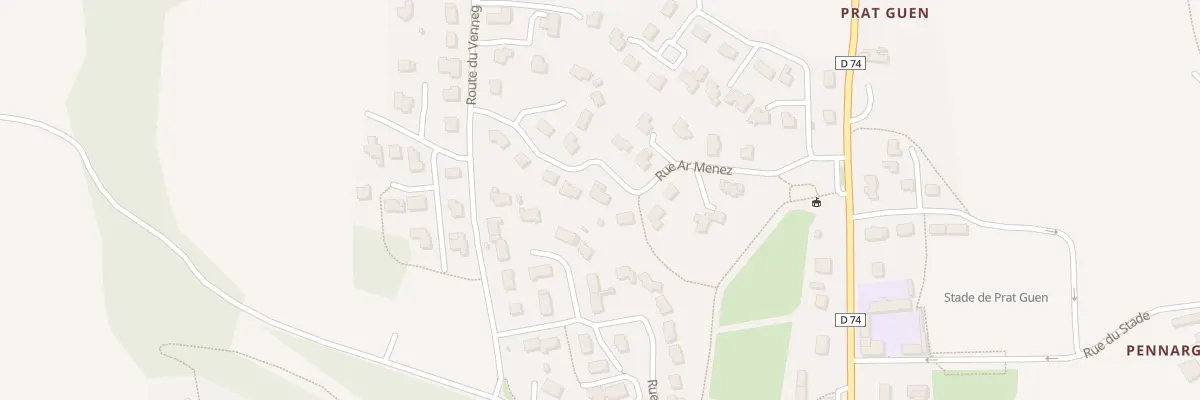 Plan du 10 Rue Ar Ménez à Saint-Méen