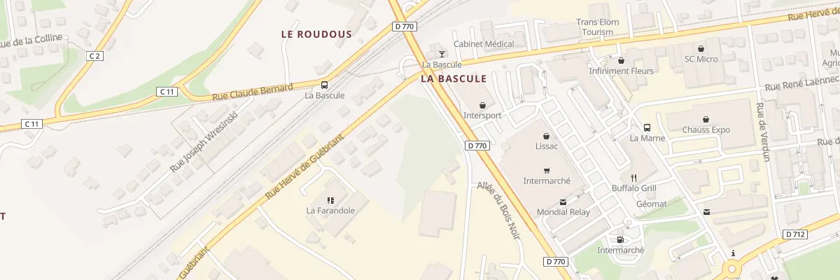 Plan du 9011 All du Bois Noir à Landerneau