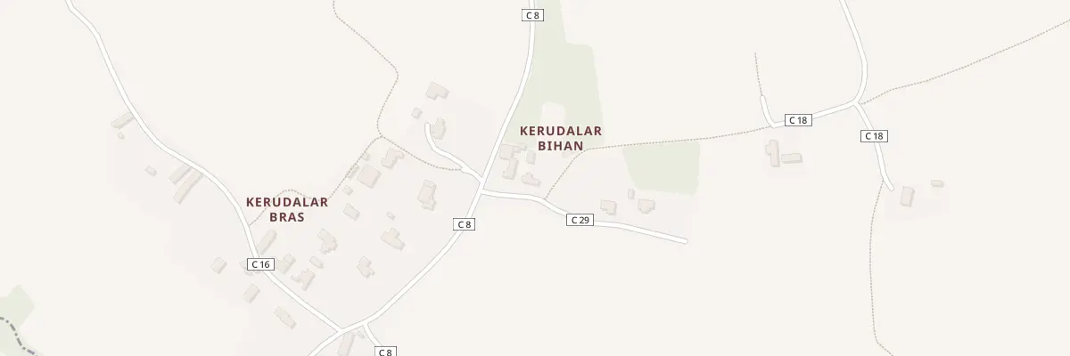 Plan du 3 Kerudalar à Trémaouézan