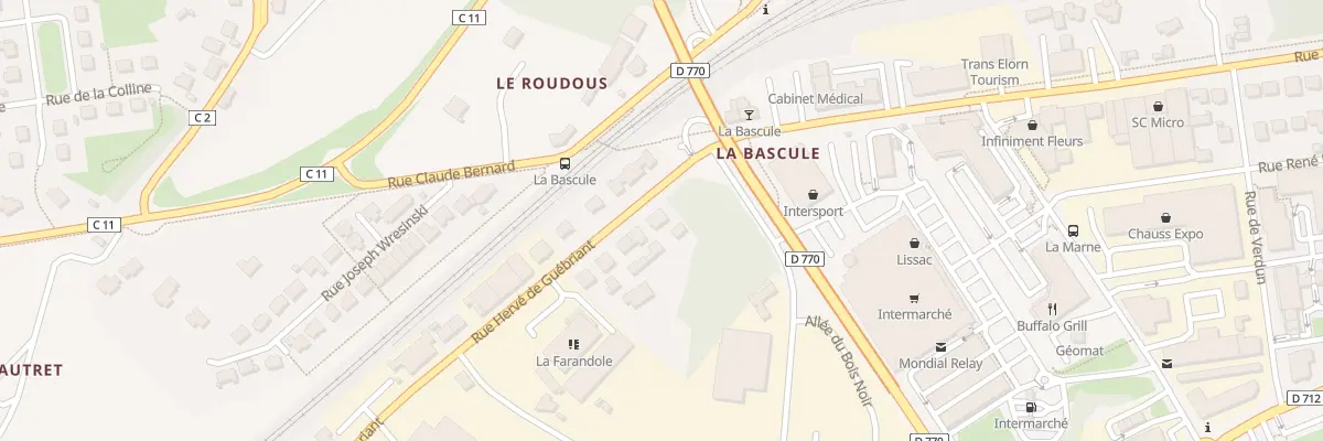Plan du 41 Rue Hervé de Guébriant à Landerneau