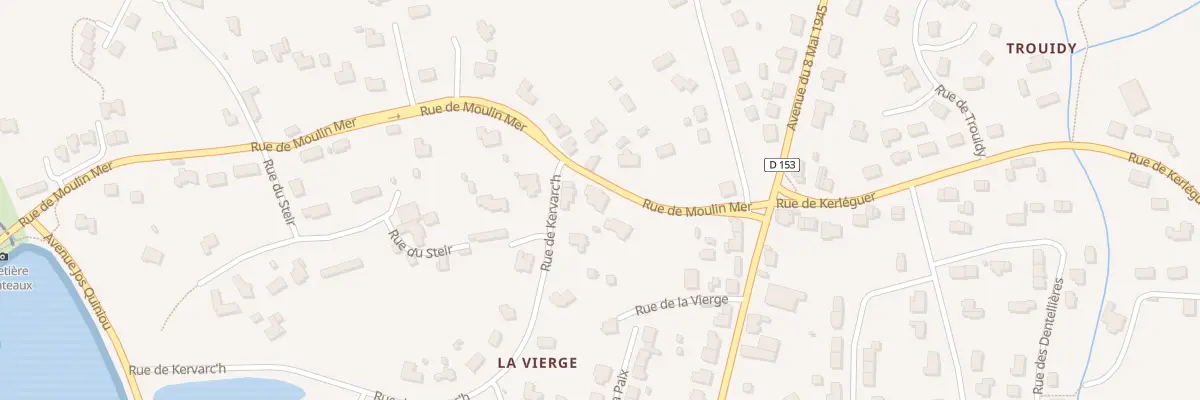 Plan du 7 Rue du Moulin Mer à Treffiagat