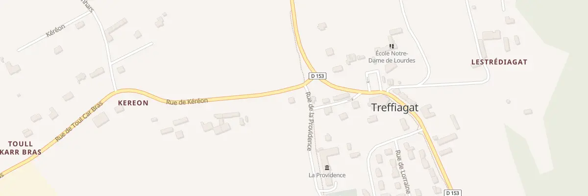 Plan du 1 Rue de la Providence à Treffiagat