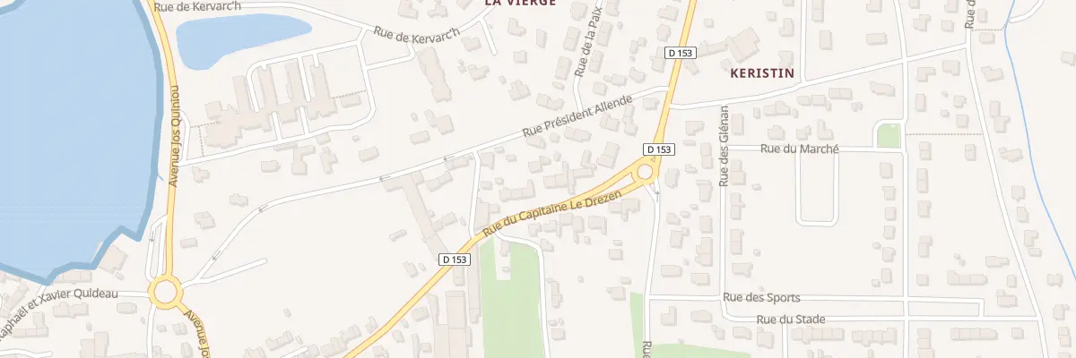 Plan du 10 Rue du Capitaine le Drezen à Treffiagat