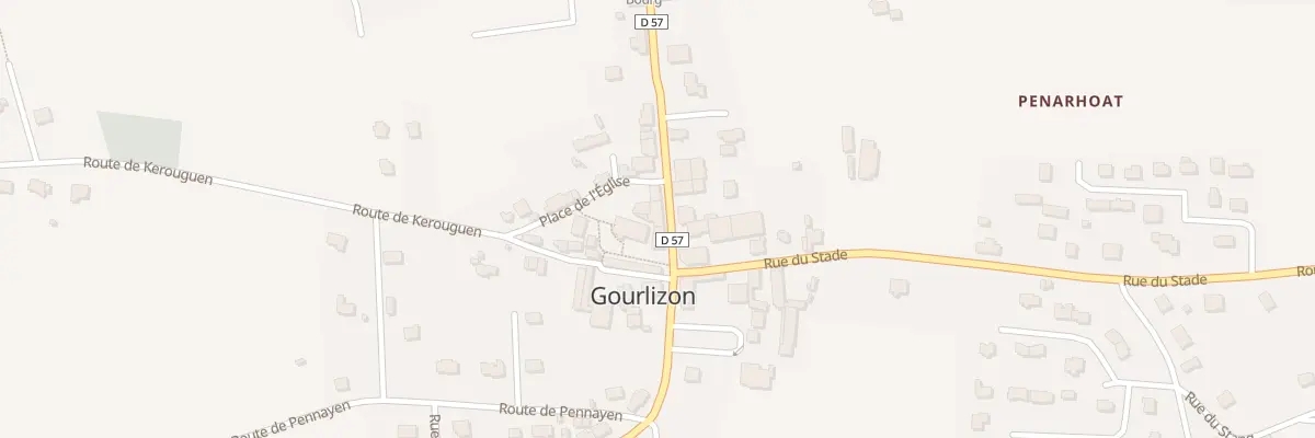 Plan du 6 Rue de la Mairie à Gourlizon