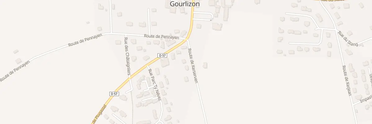 Plan du 14 Rte de Kerserven à Gourlizon