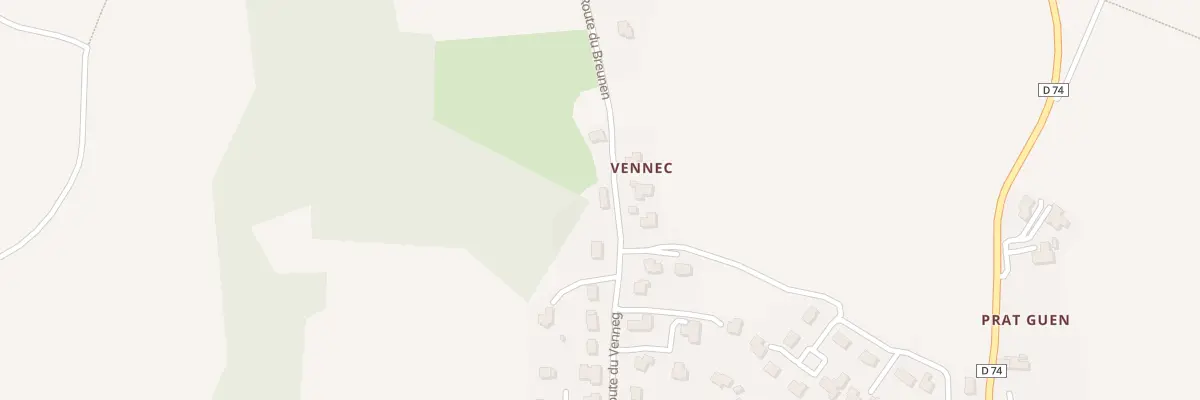 Plan du 37 Rte du Venneg à Saint-Méen