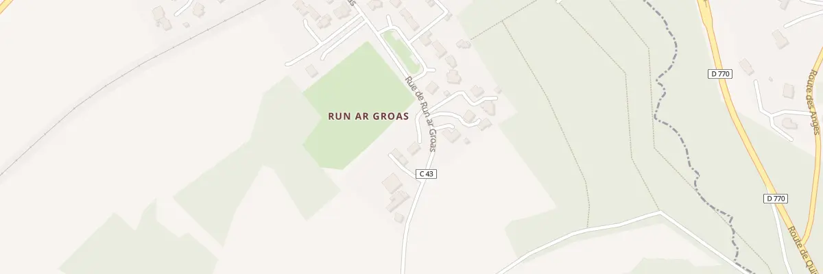 Plan du 16 Rue de Run ar Groas à Dirinon