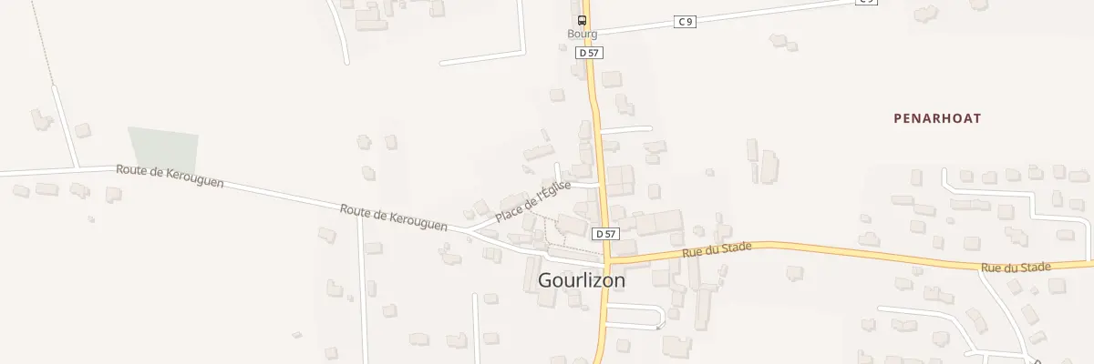 Plan du 3 Pl de l’Église à Gourlizon