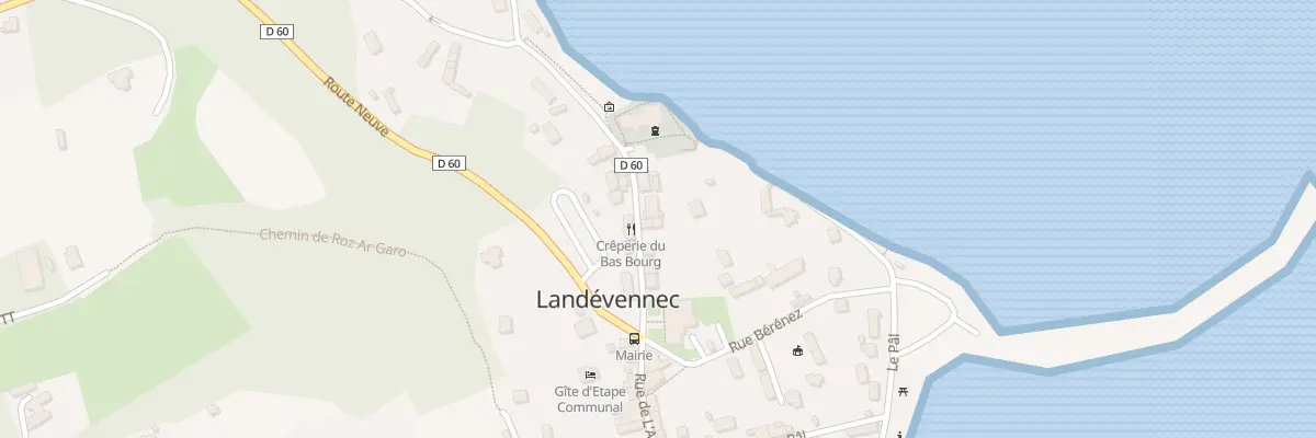 Plan du 136 Le Bourg à Landévennec