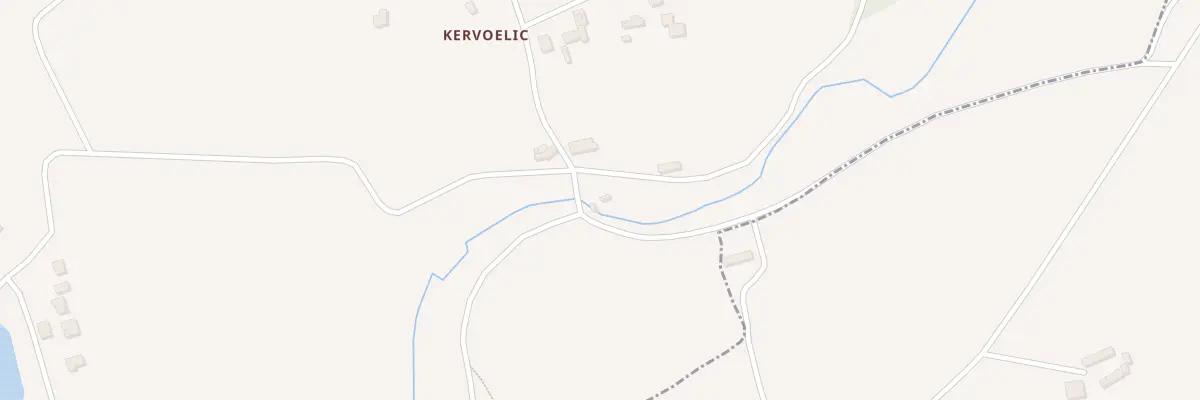 Plan du 29 Kervoelic à Peumerit