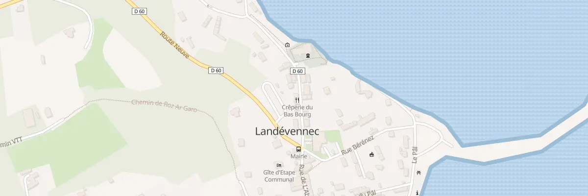 Plan du 108 Le Bourg à Landévennec