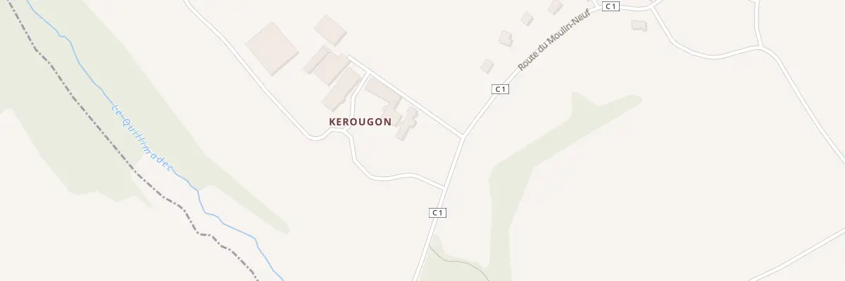 Plan du 137 Kérougon à Saint-Méen