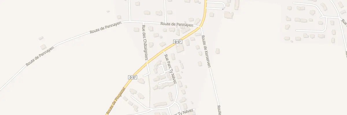 Plan du 2 Rue Parc Ty Nevez à Gourlizon