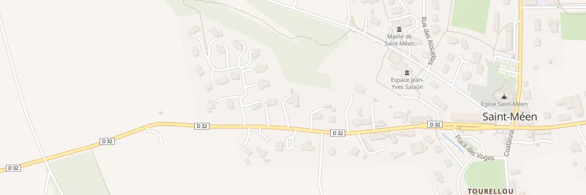 Plan du 24 Rue de Lesneven à Saint-Méen