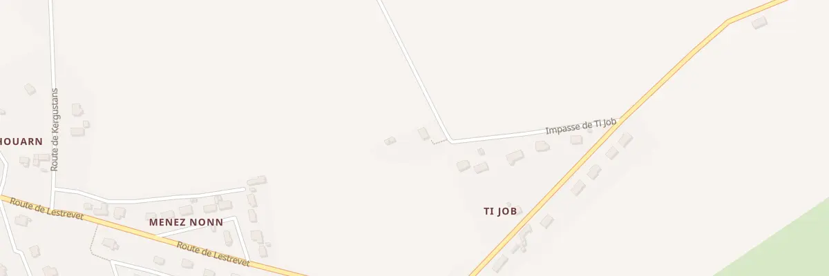 Plan du 7 Imp de Ti Job à Plomodiern