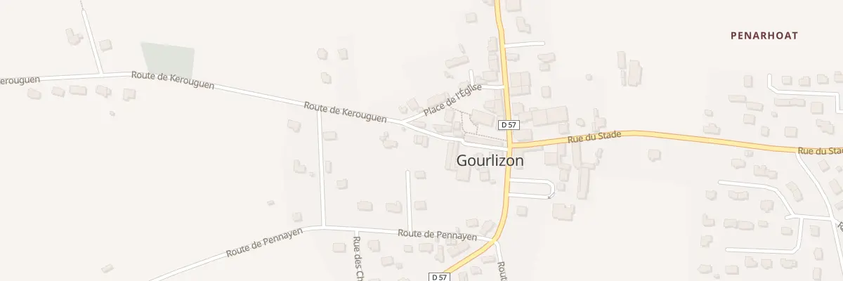 Plan du 1 Imp de Ty Bras à Gourlizon