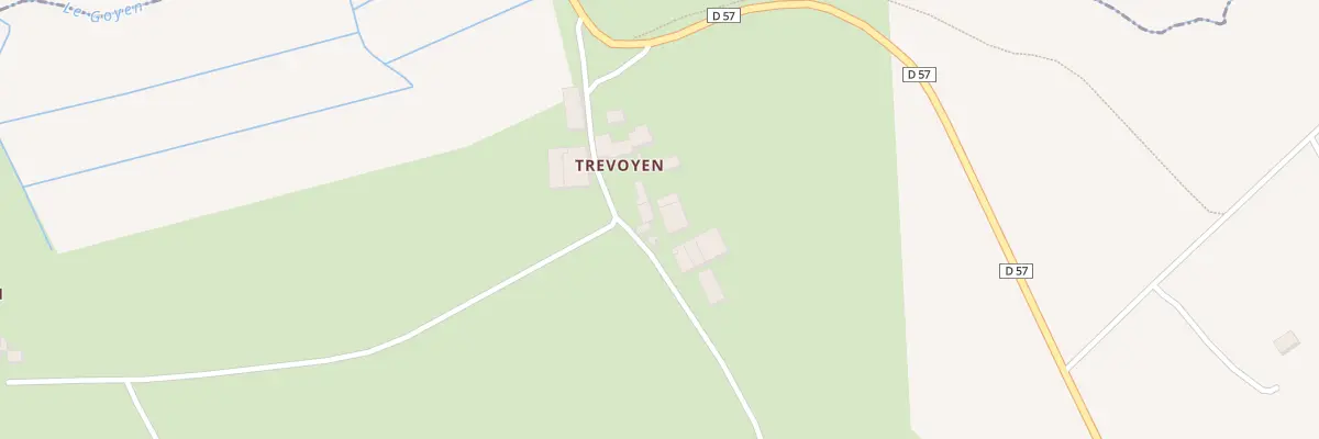 Plan du 518 Trevoyen à Plogastel-Saint-Germain