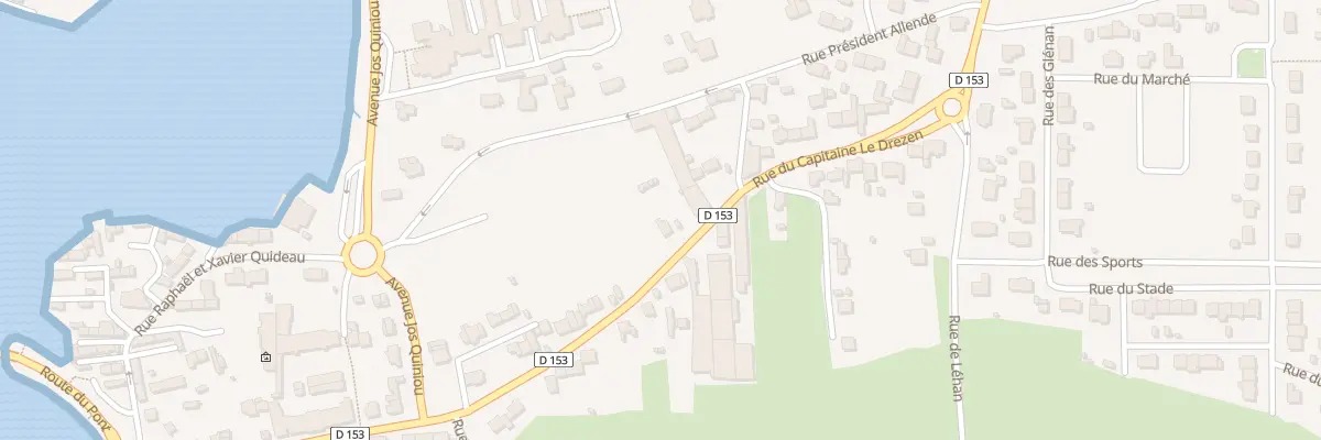 Plan du 24 Rue du Capitaine le Drezen à Treffiagat